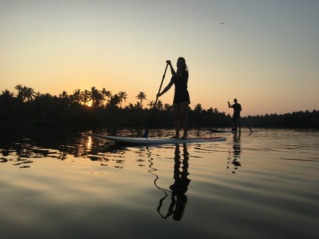 Paddle in Varkala, Kerala